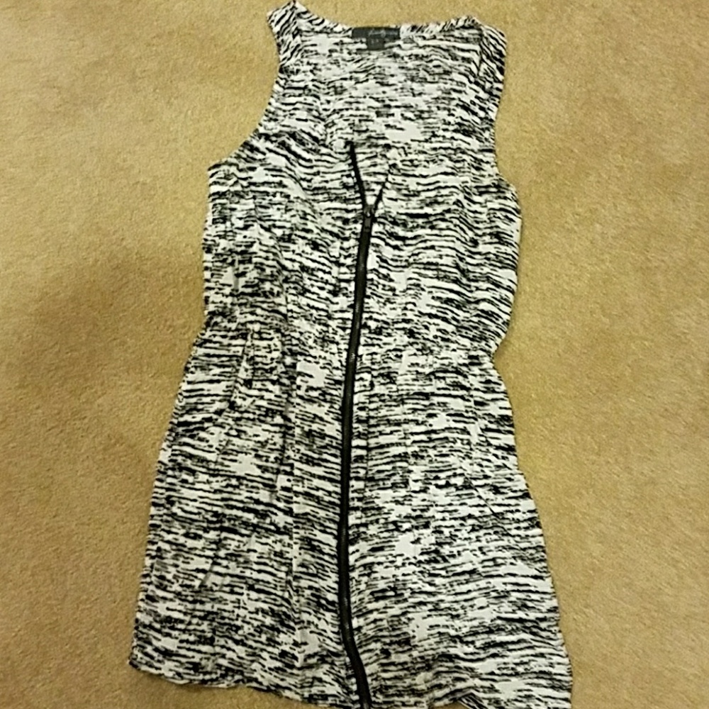 Black and white dress